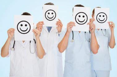 sourire, professionnels de santé